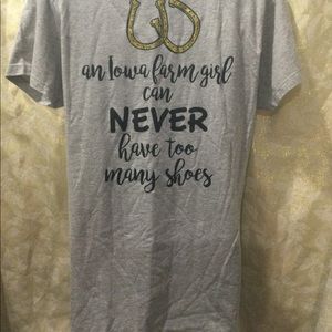 NWT Spectra size XL Graphic horseshoes short sleve